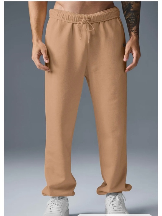 ALO Yoga Pants - ALO Yoga Men's Drawstring Sweatpants in Tan Size M